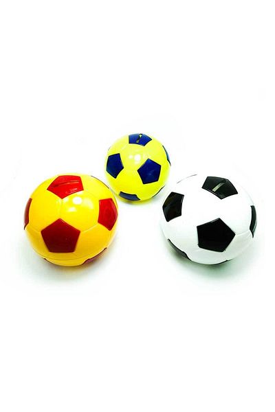 Leva House Piggy Bank Round Ball Black White