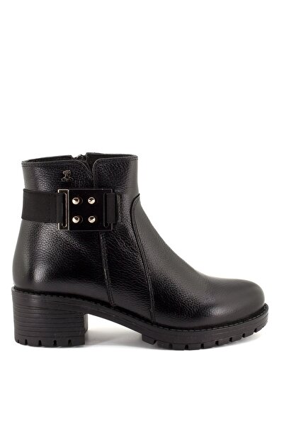 Venüs 3309K Women's Genuine Leather Boots Black