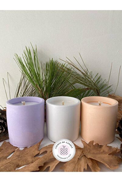 lıghts of candle handmade & 2020 Cadılar Bayramı- Halloween Kokulu Beton Muml...