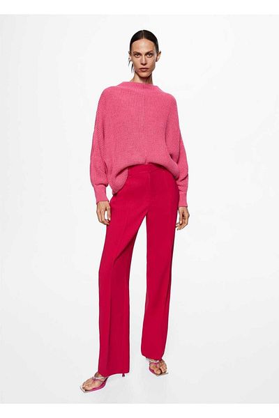 MANGO Woman Pulover tricotat gros