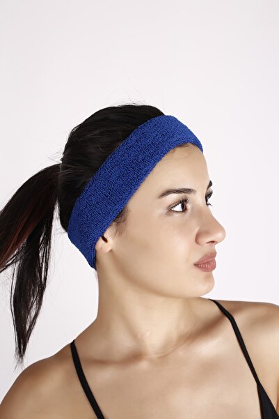 Yukon Μπλε αθλητική ζώνη μαλλιών Sweatband Bandana Headband