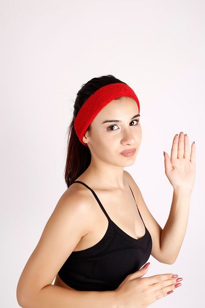 Yukon Red Athlete Hair Band Sweatband Bandana Headband