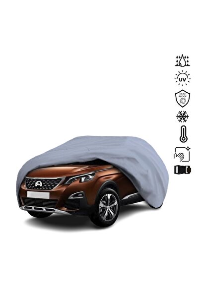 Teksin Peugeot 3008 2 (2016-2020) Araba Brandası Miflonlu Su Geçirmez Araba Brandası Uv Koruyuculu