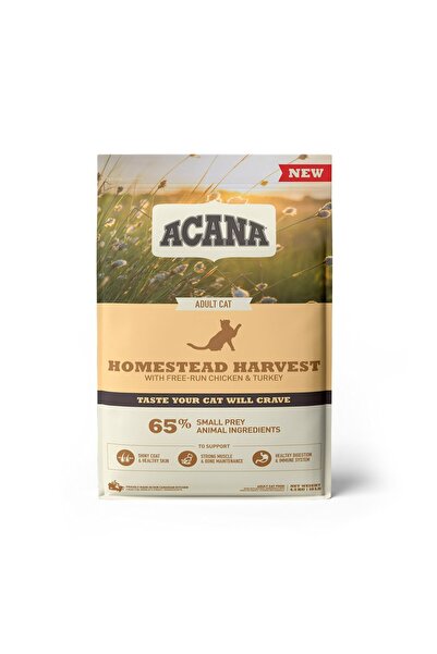 Acana Homestead Harvest Tavuklu Yetişkin Kuru Kedi Maması 4,5 Kg