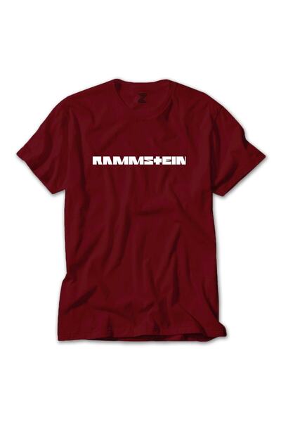 Z zepplin Tricou roșu cu text Rammstein