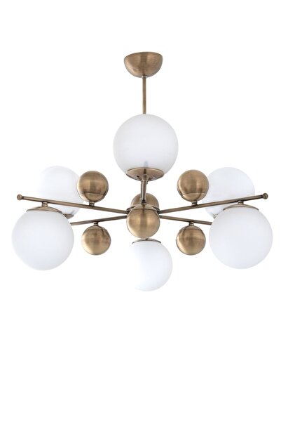 Modi Lighting Beyaz Metal Toplu 6'li Sarkıt Avize Mod-ck-sl-6by