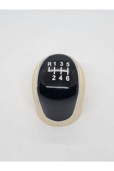 Favori Auto Parts Toyota Corolla Gear Knob 6 Speed Between 2010-2023 Beige Color