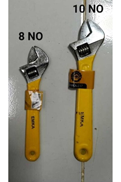 Emka 2'li Ingiliz Anahtarı Seti Kurbağacık Anahtarı 8 Ve 10 Inç