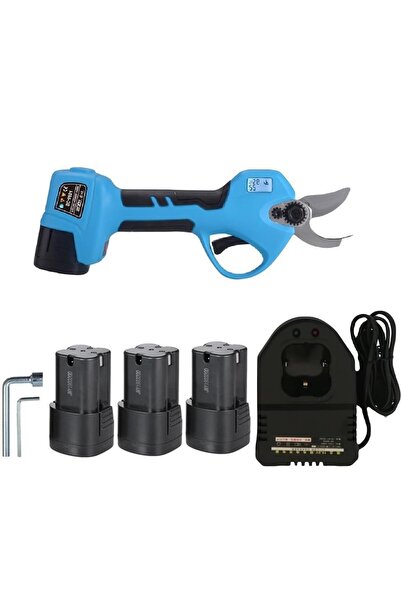 Suca SC 8604 Akülü Şarjlı LCD Göstergeli Budama Makası 32 mm 3 Akülü