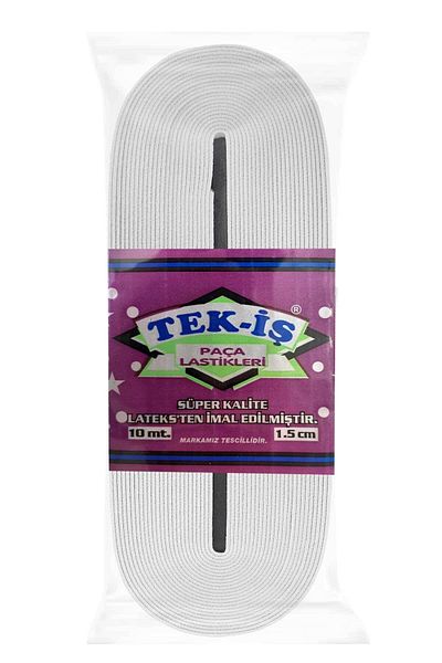 Tek-İş مطاط منقوش بطول 10 أمتار - 1.50 سم