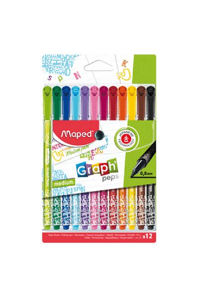 Maped Fineliner 0.8mm Patterned Hanging Package749652