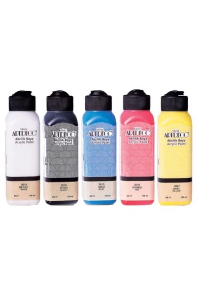 Artdeco Akrilik Boya 140 ml 5'li Set