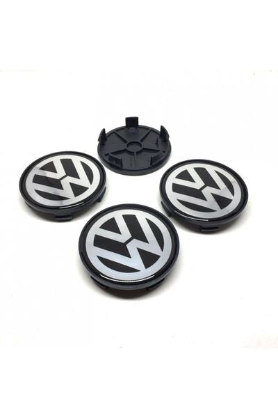 ALTAŞ Volkswagen Damla Geçme Jant Göbeği Siyah 4 Lü 65/68mm