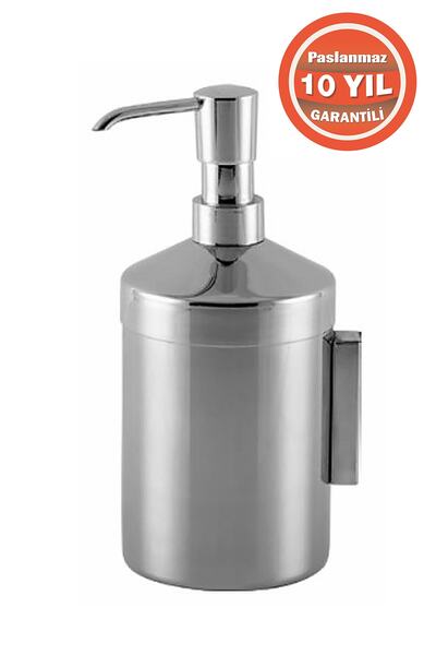 ÇELİK BANYO Dozator de săpun lichid cu montare pe perete din metal din alamă complet inoxidabil