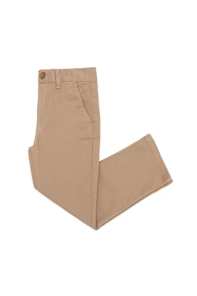 U.S. Polo Assn. Панталони с прав крак и редовна кройка в цвят кафе за момчета...