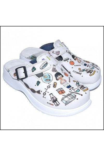 Shoerokee Sab338 Patterned Professional Slippers