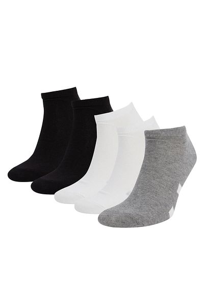 DeFacto Herren 5-teiliges Set mit Booties-Socken aus Baumwolle T7233az21sp