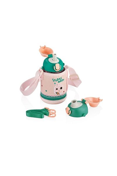 Vagonlife Uzspace 2041 700ml Tritan Children's Water Bottle with Case and Carrying Strap