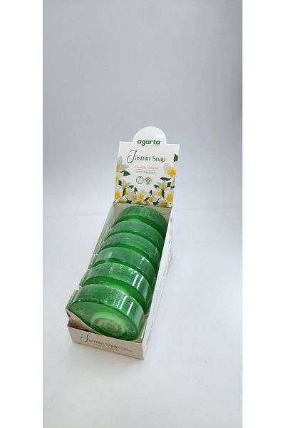 Agarta Natural Jasmine Soap 150 Gr 6 Pieces