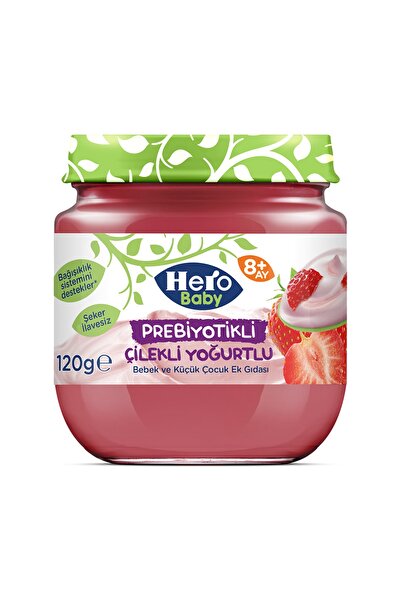 Hero Baby Prebiyotik Çilekli Yoğurtlu Kav. 120 gr