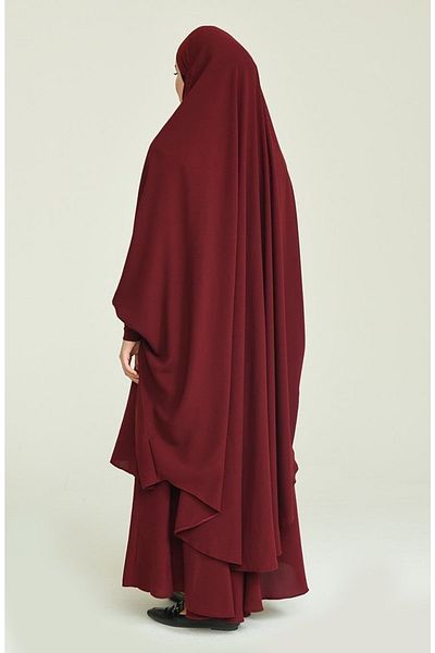 Şahane 2 Piece Women's Summer Bed Sheet Hijab Top Piece Length