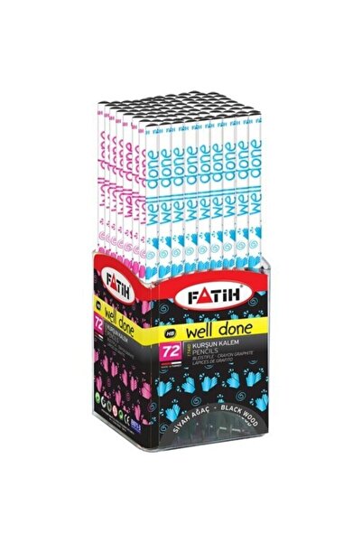 Fatih Siyah Lata Well Done Kurşun Kalem (72 Li Paket) Fa17440slk00