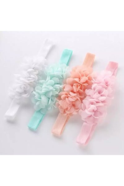 NURBİLGESTORE Κοριτσίστικη 4 τεμαχίων Bandana Lovelly