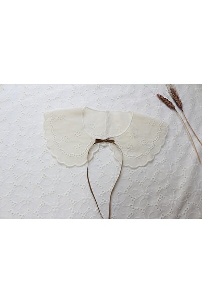 SHERLOCK HOME Vintage Pamuklu Ham Yaka (ÇOCUK YAKASI)