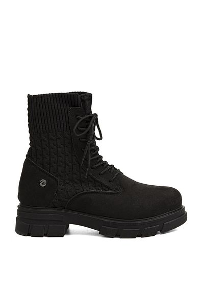 Pierre Cardin ® |   Pc-52082-3076 Μαύρο Suede - Γυναικείες Μπότες