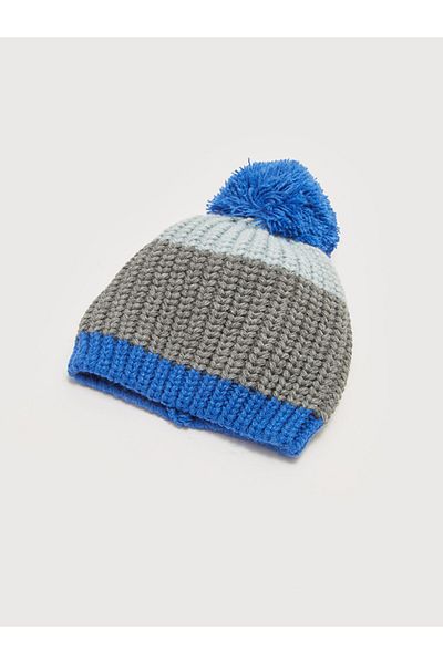 LC Waikiki LCW Baby Strickmütze mit Pompom-Detail für Babys und Jungen