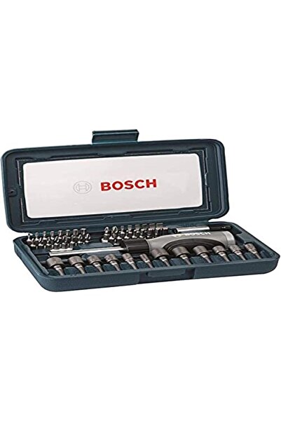 Bosch 2607019504 Diy Tornavida Seti, 46 Parça, Saklama Kutulu
