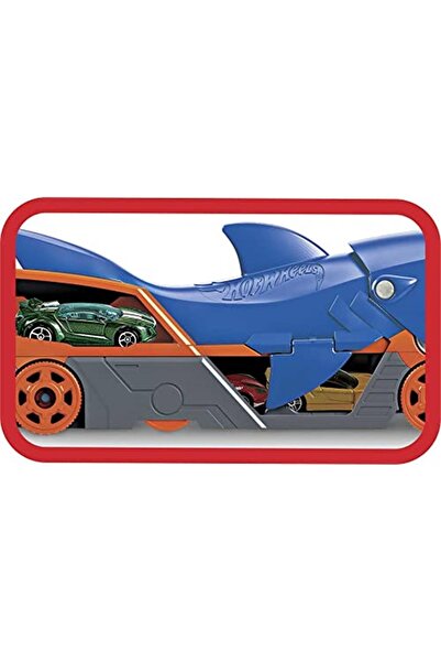 HOT WHEELS Köpek Balığı Taşıyıcı Oyun Seti, 1 Adet 1:64 Ölçekli Araba Içerir, 4-8 Yaş Arası Çocuklar