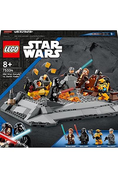 LEGO ®   Star Wars ™   Obi-Wan Kenobi ™   Darth Vader ™ Against 75334 - Toy for Children Ages 8 and up
