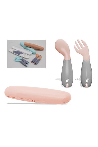 Babyjem Fork and Spoon Set with Storage Box