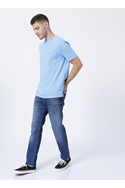 Bad Bear Men's Normal Waist Regular Fit Blue Jeans Trousers 22.01.70.002