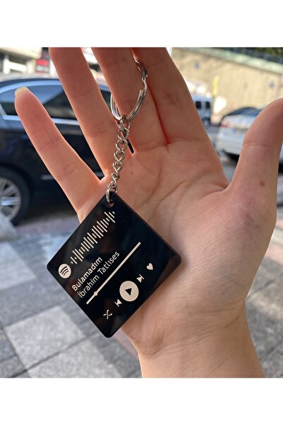 StickerAVM سلسلة مفاتيح باركود Spotify مخصصة