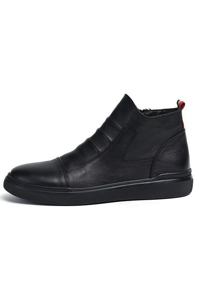 Pierre Cardin 3025350 Μαύρες χειμερινές ανδρικές μπότες με φερμουάρ