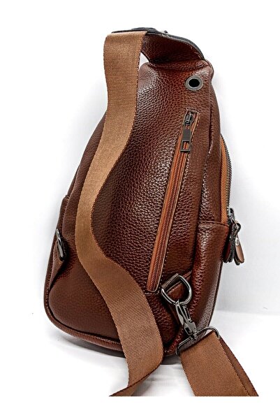 Westpolo Τσάντα σώματος West Polo Tan Unisex Τσάντα χιαστί και στήθος με ιμάντα ώμου