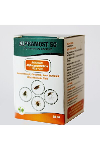 Bayer Alphamost Sc 50 Ml Genel Haşere Ilacı
