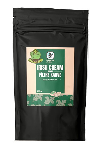 Bongardi Coffee Irish Cream Aromalı Filtre Kahve 200g Kilitli Paket (ÖĞÜTÜLMÜŞ)