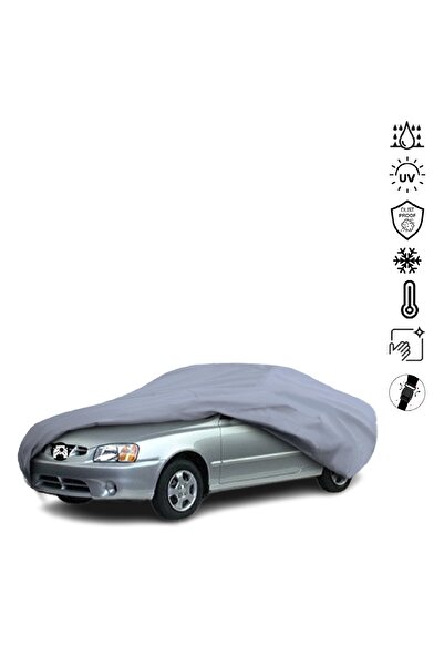 Teksin Hyundai Accent 2 Sedan (1999-2006) Miflonlu Su Geçirmez Oto Branda Uv ...