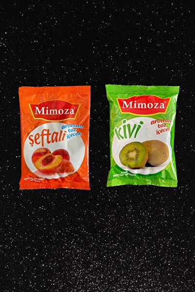 Mimoza Kivi Ve Şeftali Aromalı Sıcak Toz Içecek Oralet'i Kış Ve Meyve Çayı 2 Adet 500 gr