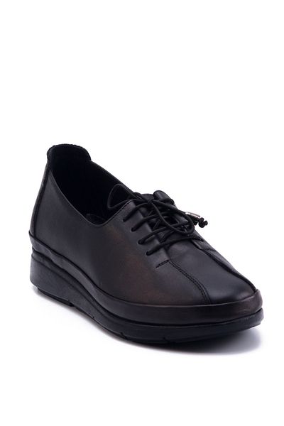 en7 Pantofi negri de damă din piele naturală 45027