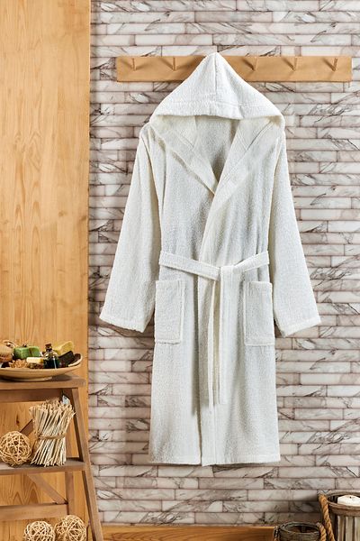 Regulus Home Μπουρνούζι με κουκούλα 100% βαμβάκι