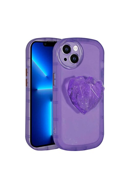 UnDePlus Apple Iphone 13 Kılıf Diamond Pop Soketli Renkli Kapak