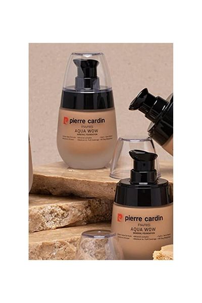 Pierre Cardin Aqua Wow Mineral Water Based Foundation Rose Skin With Neutral Beige