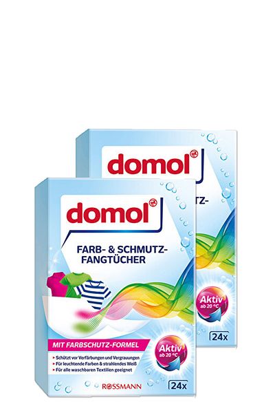DOMOL Color Separating Wipes 2 Pieces of 24