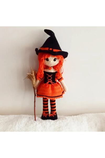 Damla Cadi Froya - Amigurumi Bebek - Organik Oyuncak