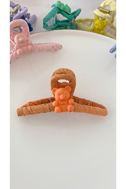 Alâ Atelier Ursuleț de pluș, acoperit cu țesături colorate, cataramă mare, cataramă de compresie