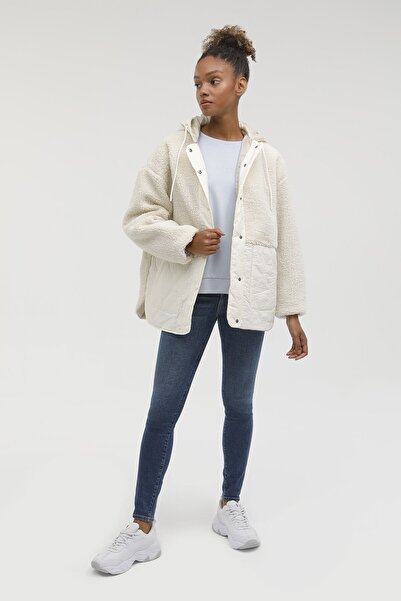 lumberjack W-ct2008 Hannah Teddy Jac Ekru Kadın 705